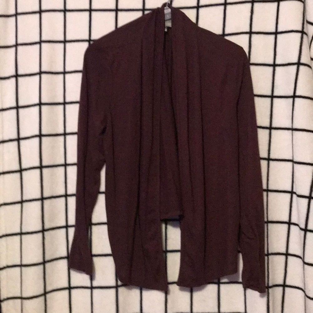 Burgundy Old Navy Cardigan